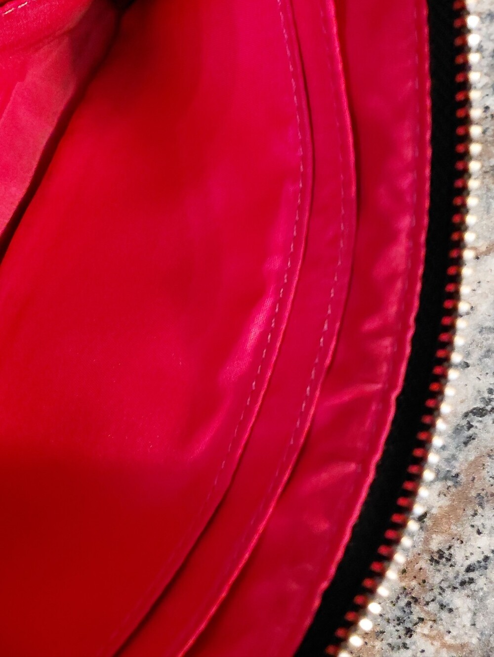 Coach Poppy Black & Red Wristlet Wallet W/Bronze Trim - Picture 9 of 9